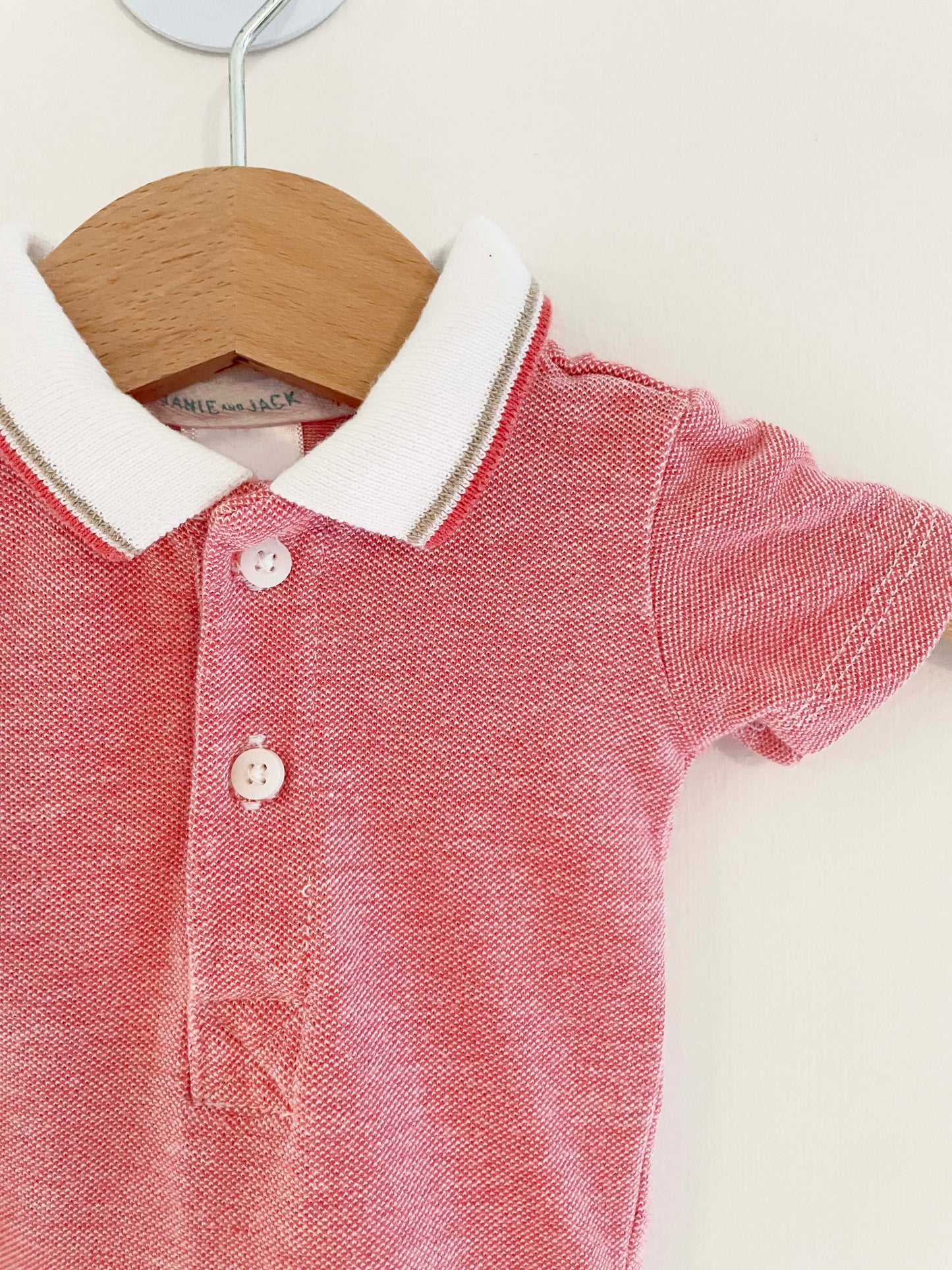 Janie and Jack Collared Onesie / NB