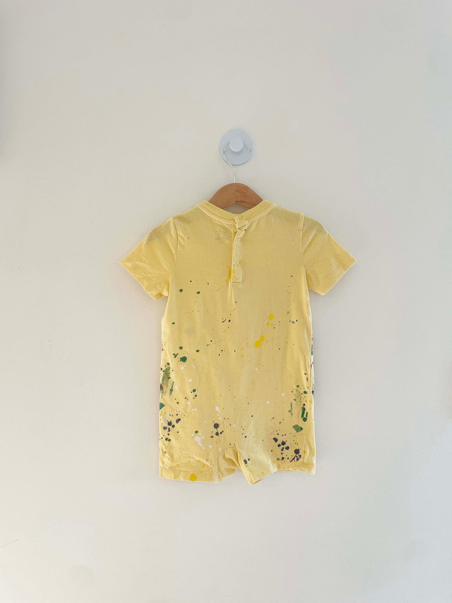 Ralph Lauren Paint Splatter Onesie / 24M