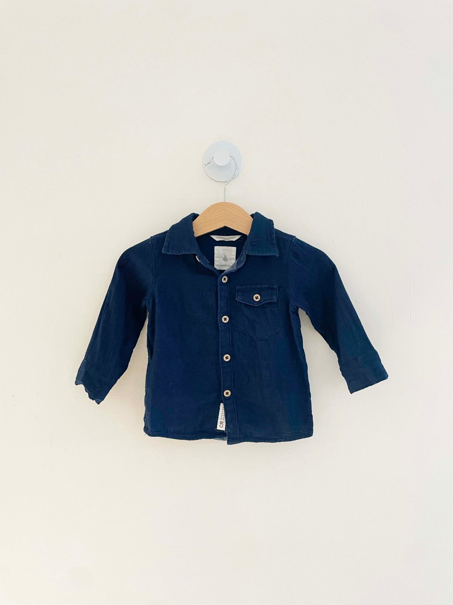 Country Road Button Down Top / 3-6M