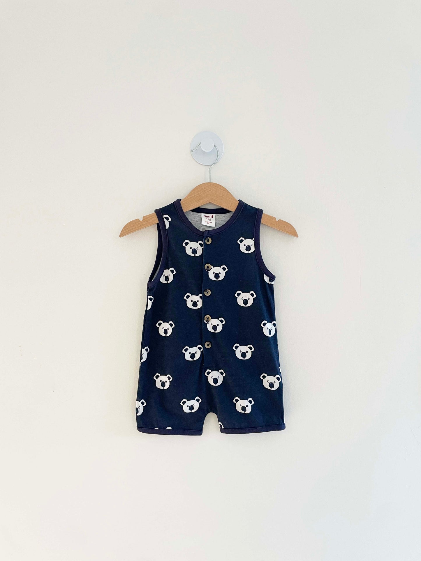 Seed Heritage Baby Koala Print Romper / 3-6M