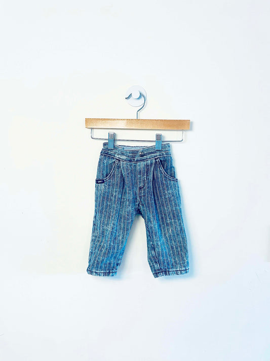 Lee Jeans w/ Pinstripe Detail / 12M