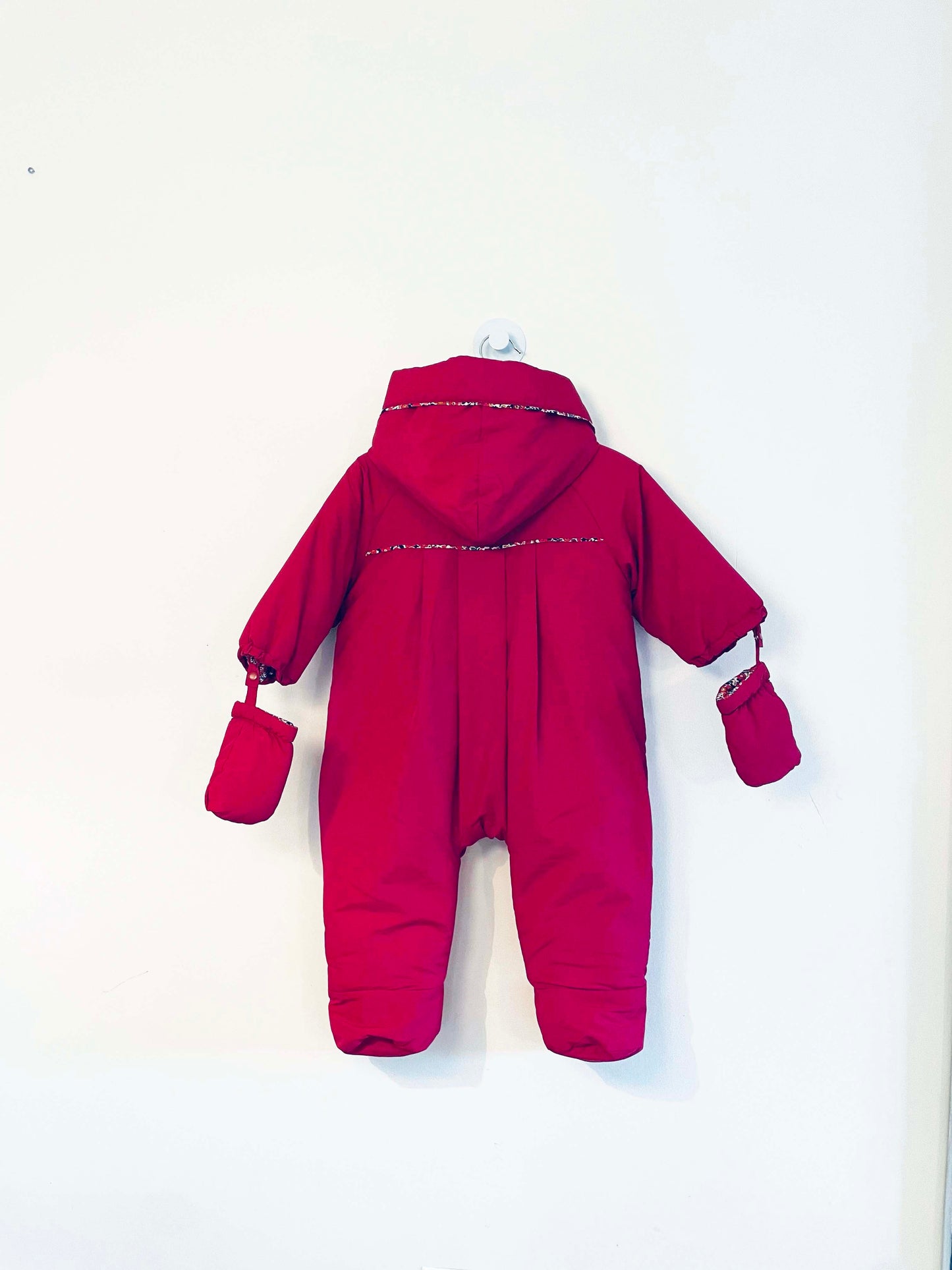 Jacadi x Liberty London Puffer Snowsuit / 12M