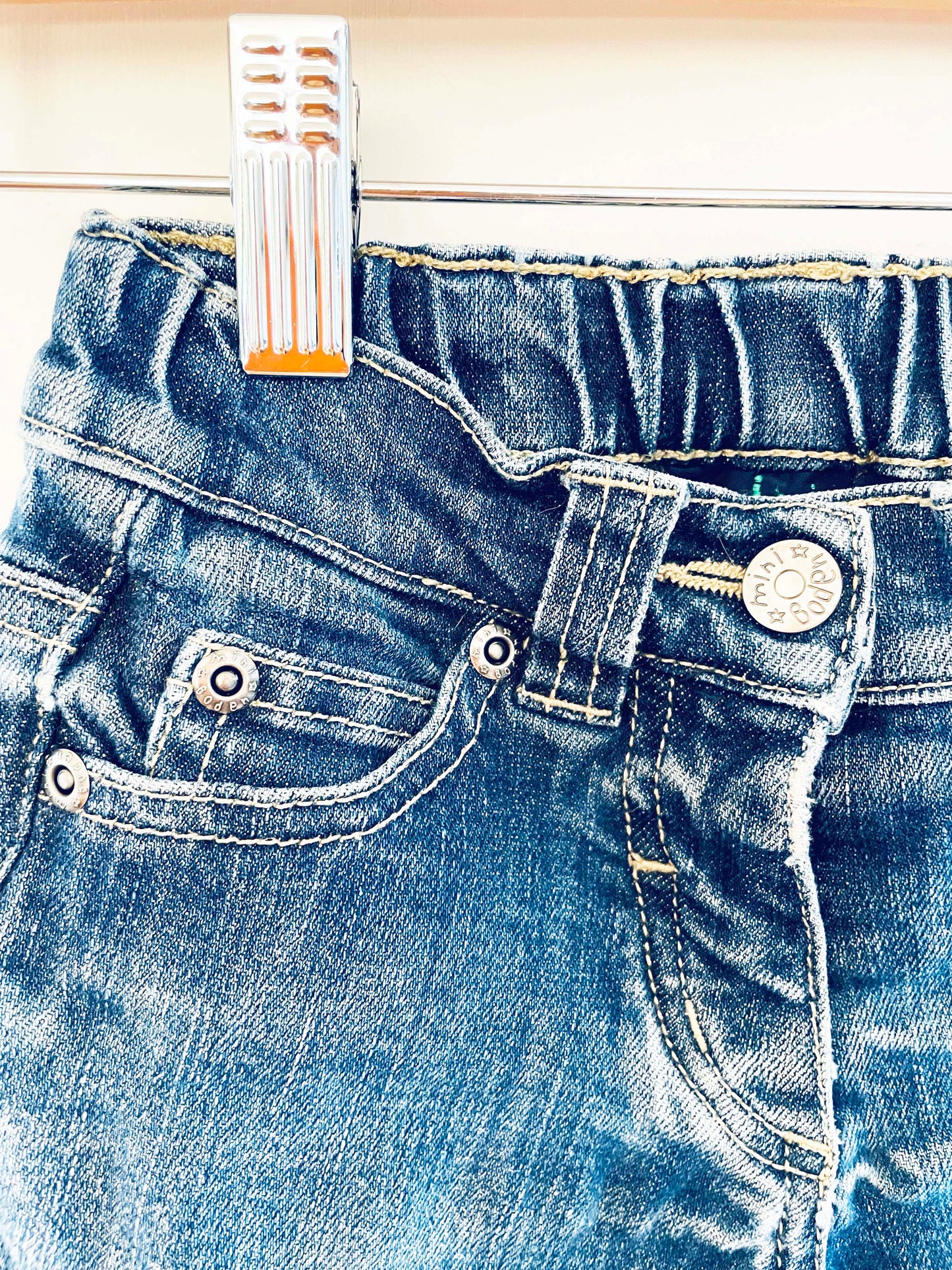 Mini Boden Denim Pants / 18-24M