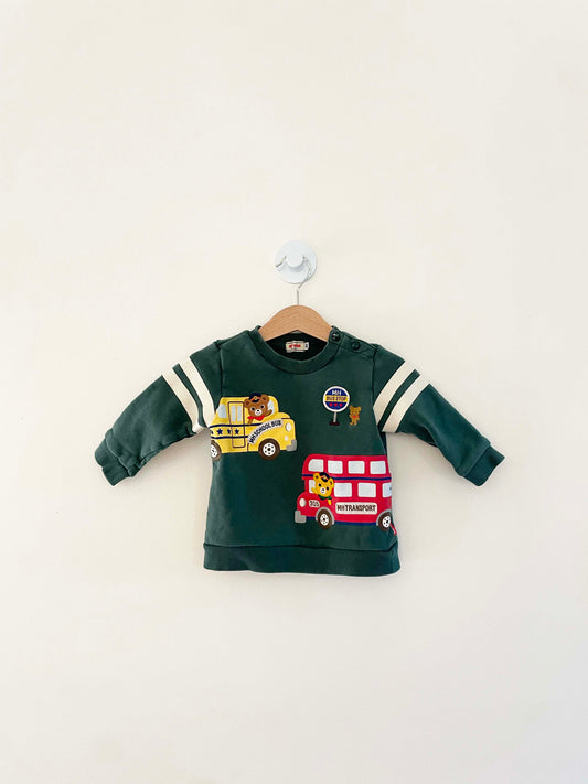 Miki House Graphic Sweatshirt / 12-18M
