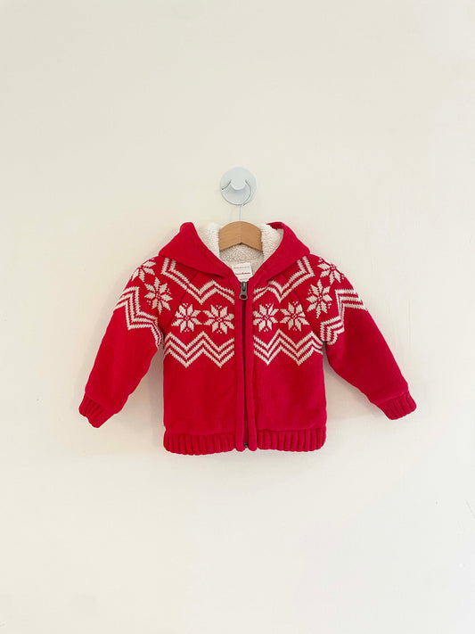 Hanna Andersson Hooded Sweater / 18-24M