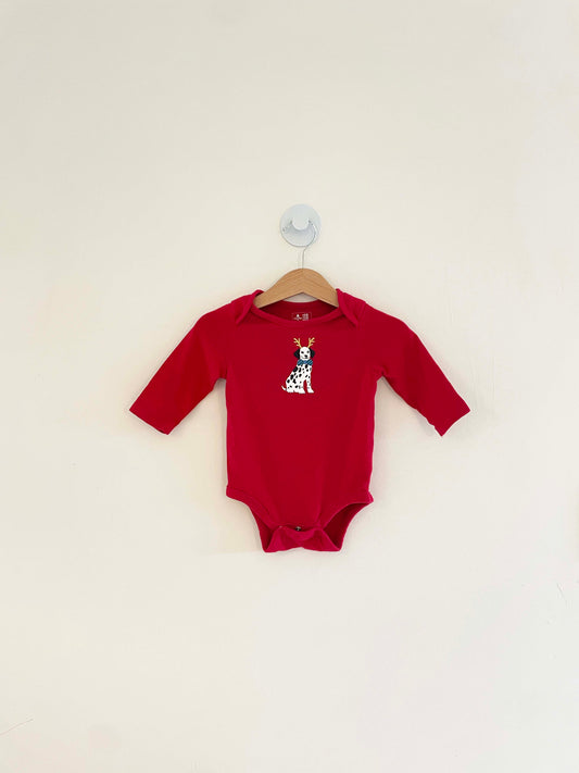 Baby Gap Holiday Dalmatian Onesie / 3-6M