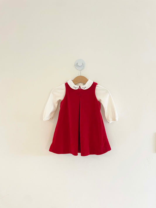 Ralph Lauren 2-Piece Dress and Onesie Set / 6M