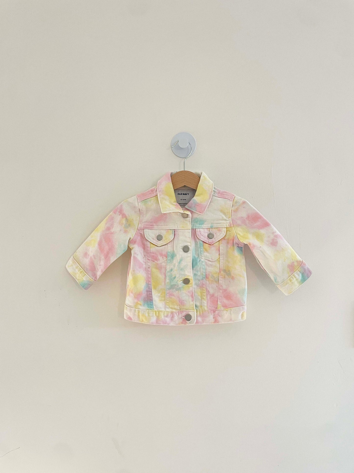 Old Navy Tie-Dye Denim Jacket / 12-18M