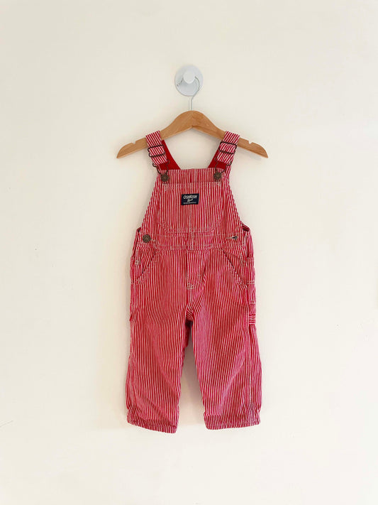 Oshkosh B'Gosh Striped Overall / 18M