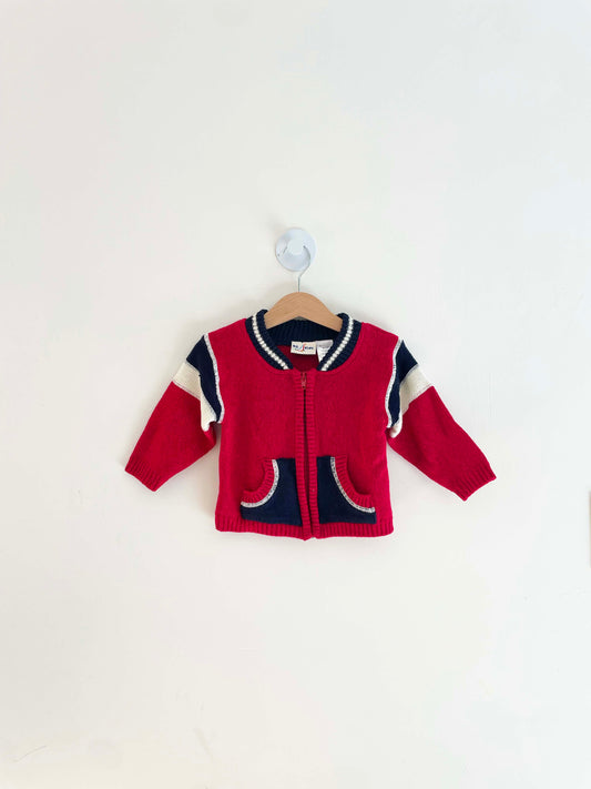 Assorted Brands Zip-Up Sweater / 12M