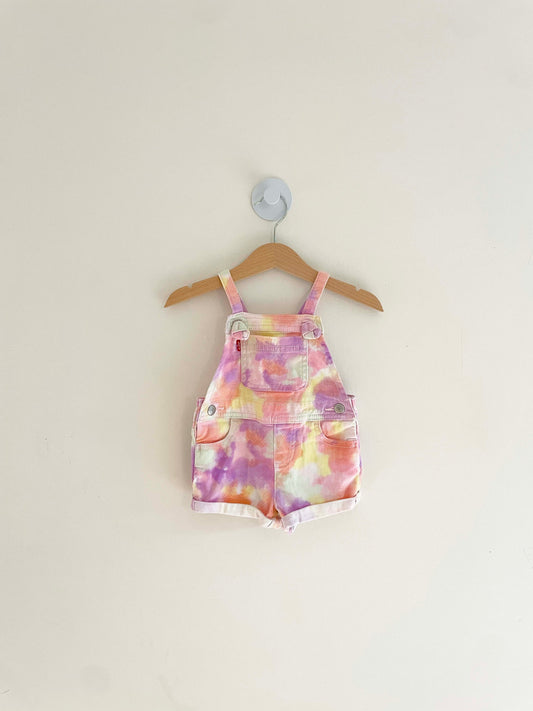 Levi's Tie-Dye Short Overalls / 6M