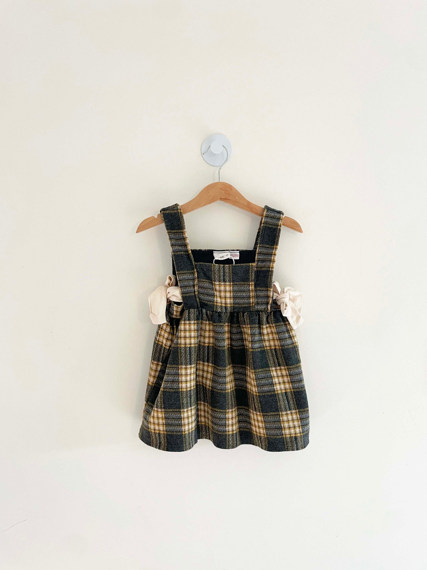Zara 2-Piece Plaid Dress + Shirt Set / 18-24M