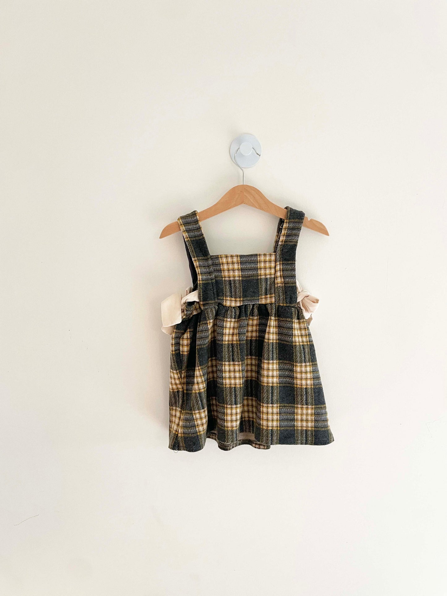 Zara 2-Piece Plaid Dress + Shirt Set / 18-24M