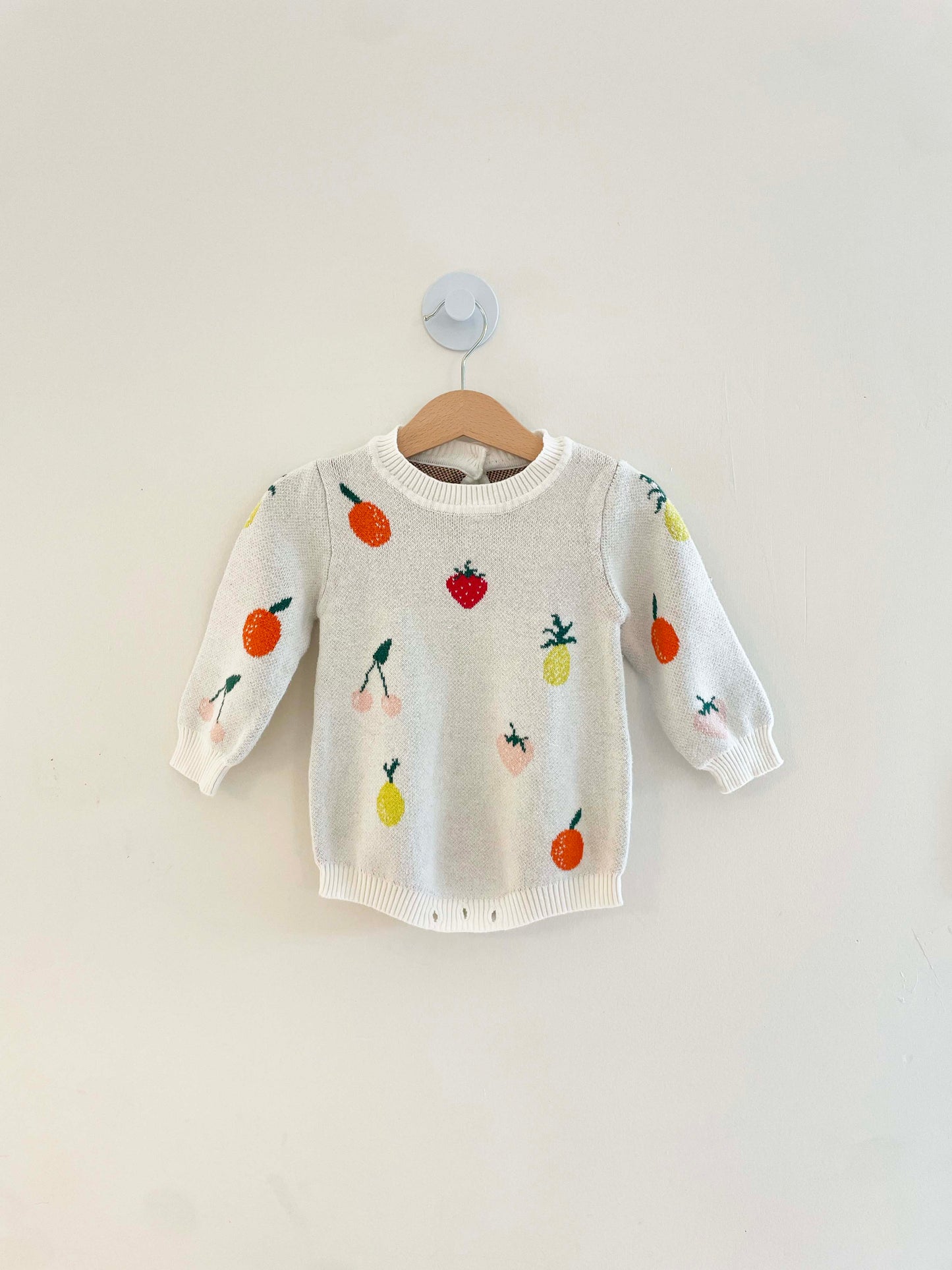 Assorted Brands Fruit Sweater Onesie / 3-6M