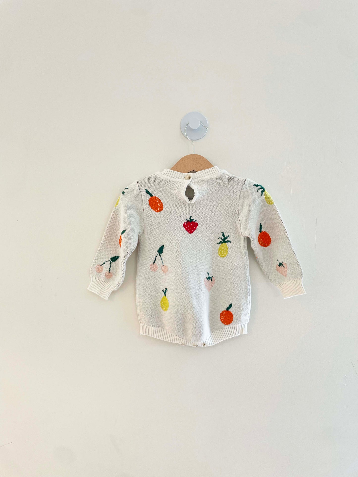 Assorted Brands Fruit Sweater Onesie / 3-6M