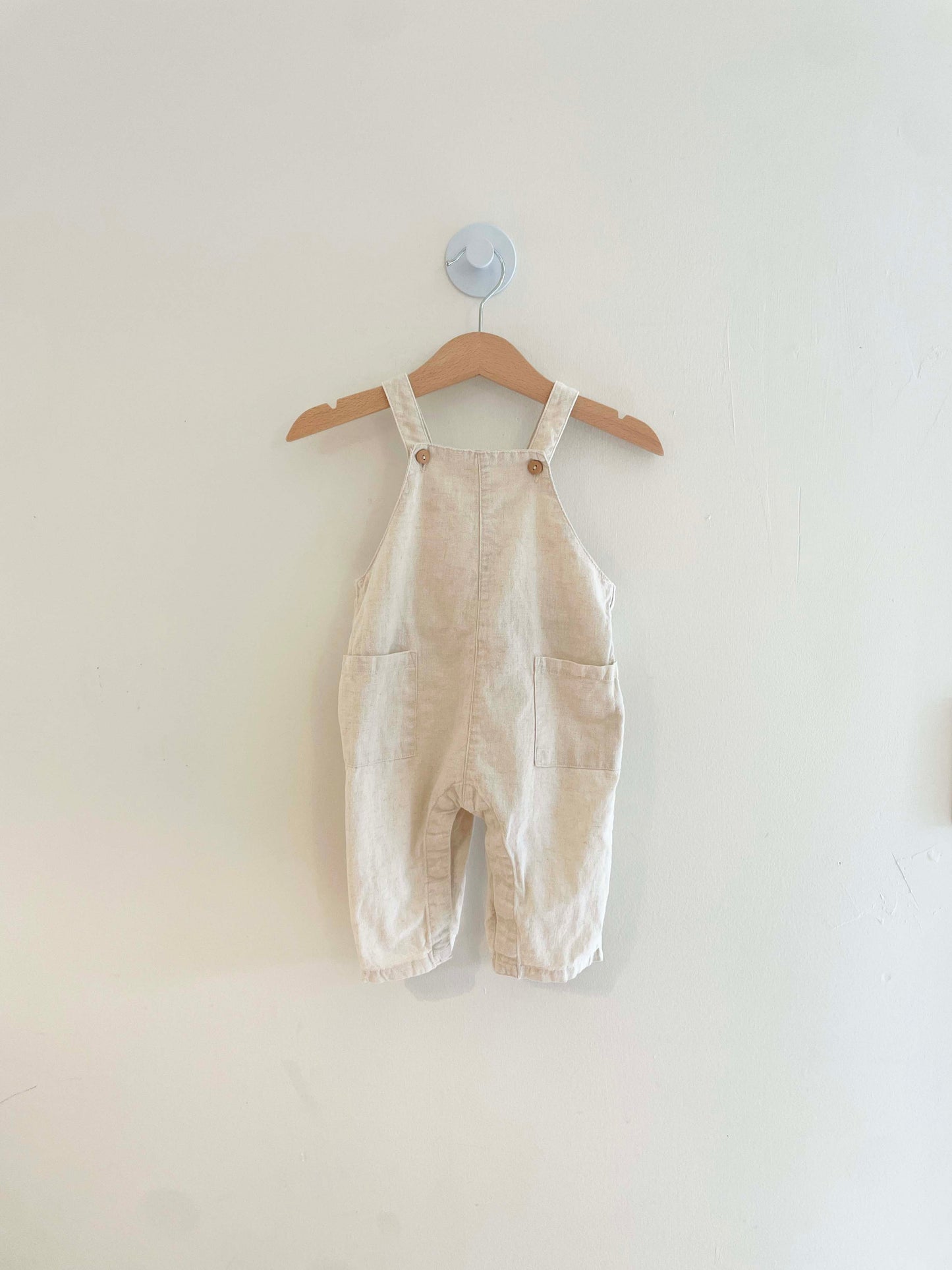 Zara Linen Overall / 3-6M
