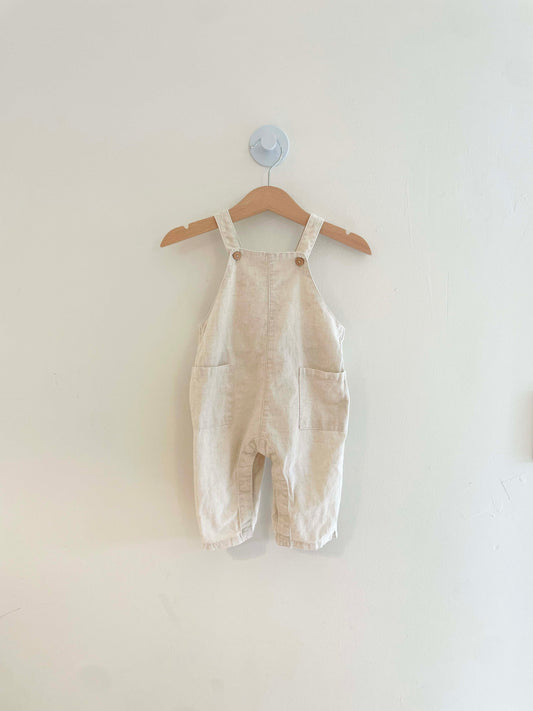 Zara Linen Overall / 3-6M