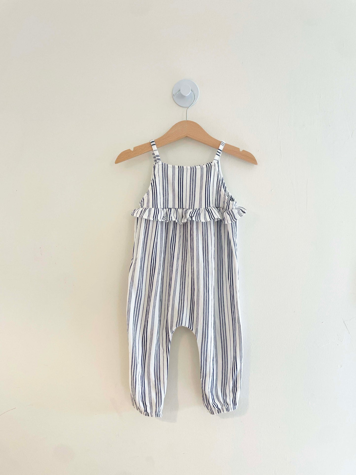 Assorted Brands Striped Jumpsuit / 12M