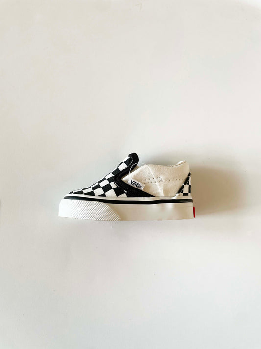 Vans Classic Checkerboard Slip-Ons / 1.5C