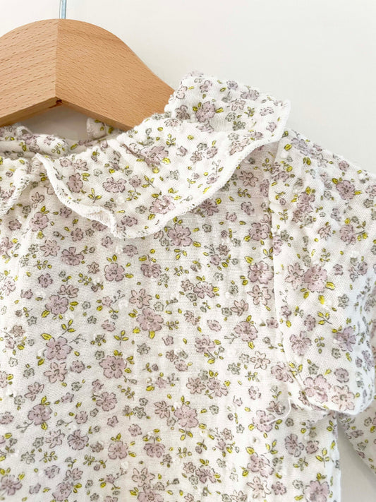 Zara Floral Onesie / 3-6M