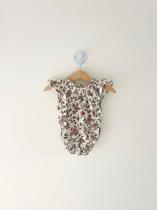 Mango Floral Onesie / 3-6M