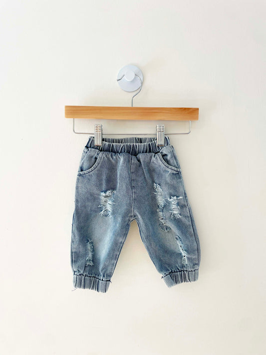 Assorted Brands Distressed Jeans / 3-6M