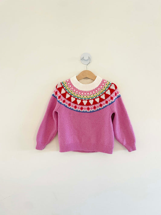 Old Navy Fair Isle Sweater / 3Y