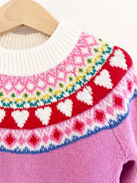 Old Navy Fair Isle Sweater / 3Y