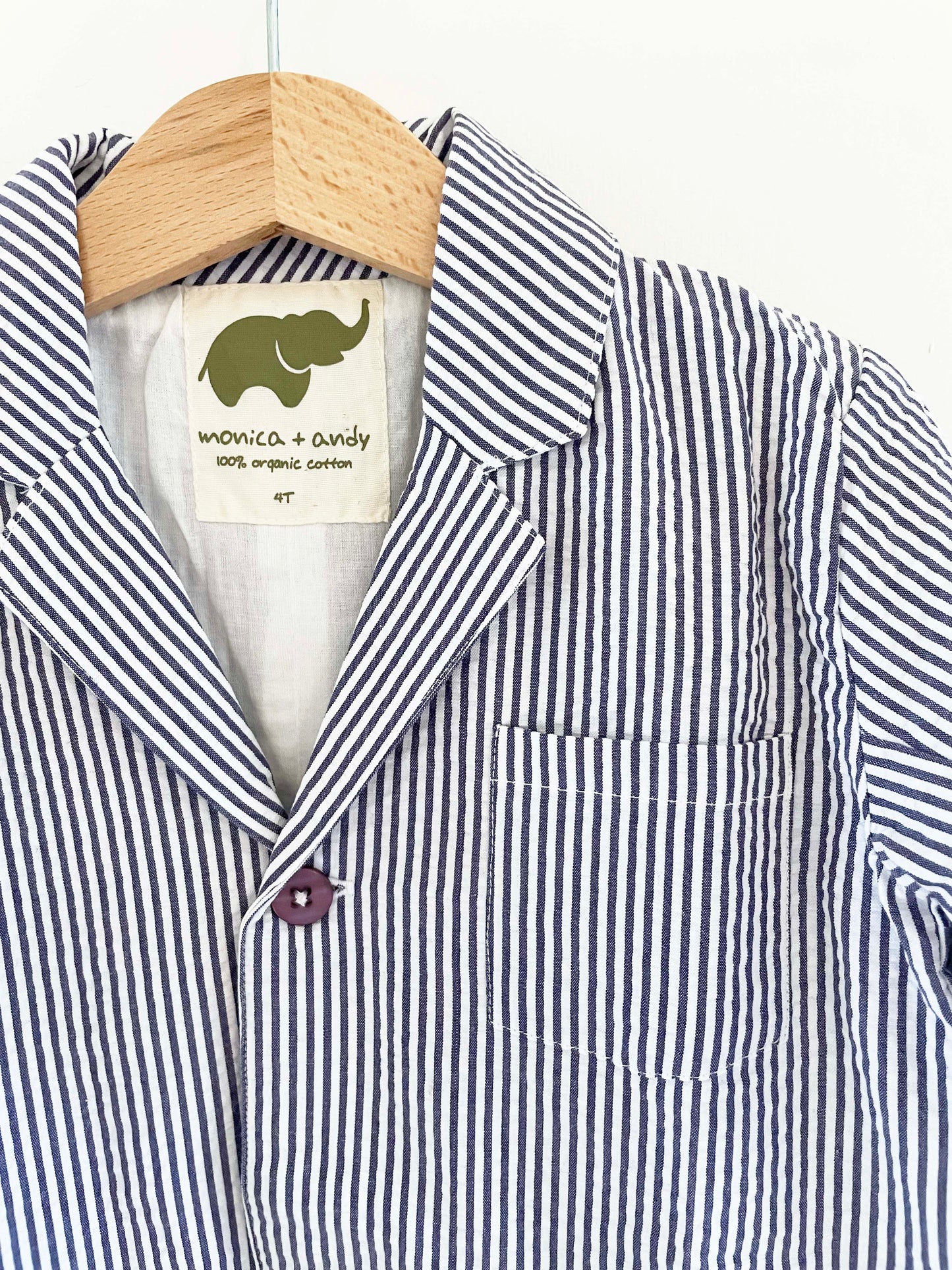 Monica + Andy Pin Striped Blazer / 4Y