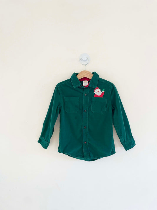 Gymboree Corduroy Button Down Shirt / 4Y