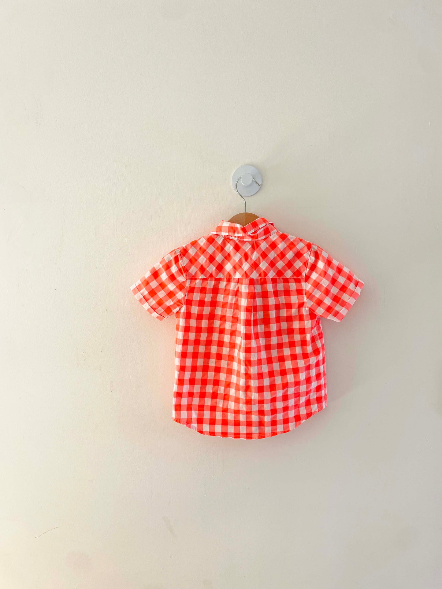 Egg Plaid Button Down Shirt / 2Y