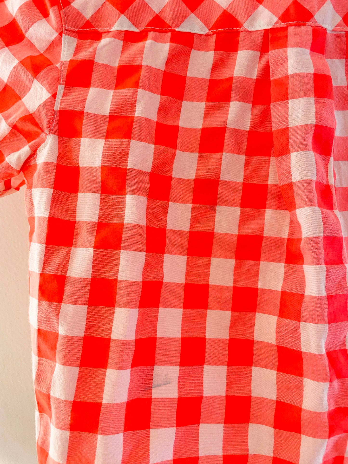 Egg Plaid Button Down Shirt / 2Y