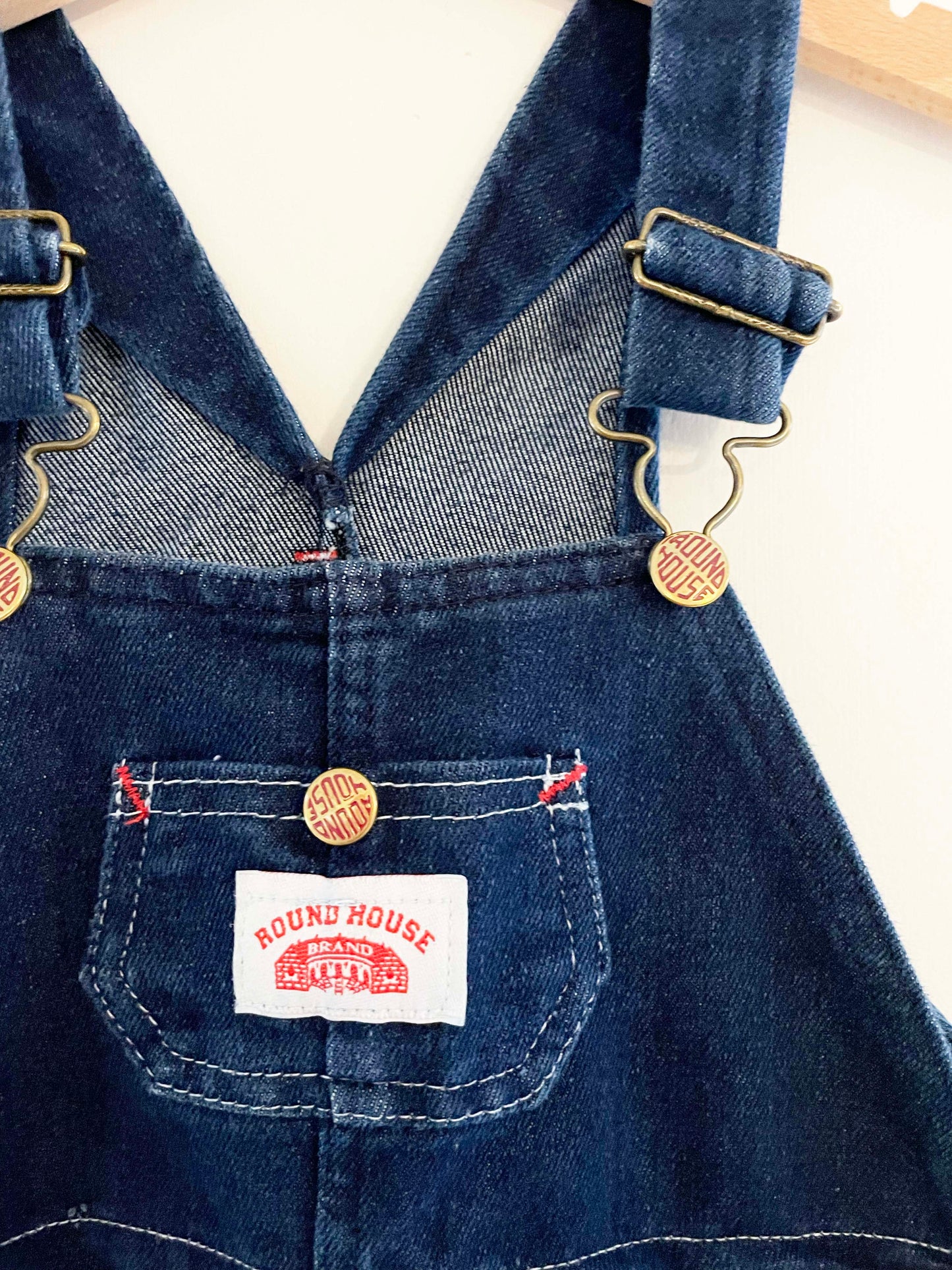 Round House Jeans Denim Overalls / 5Y