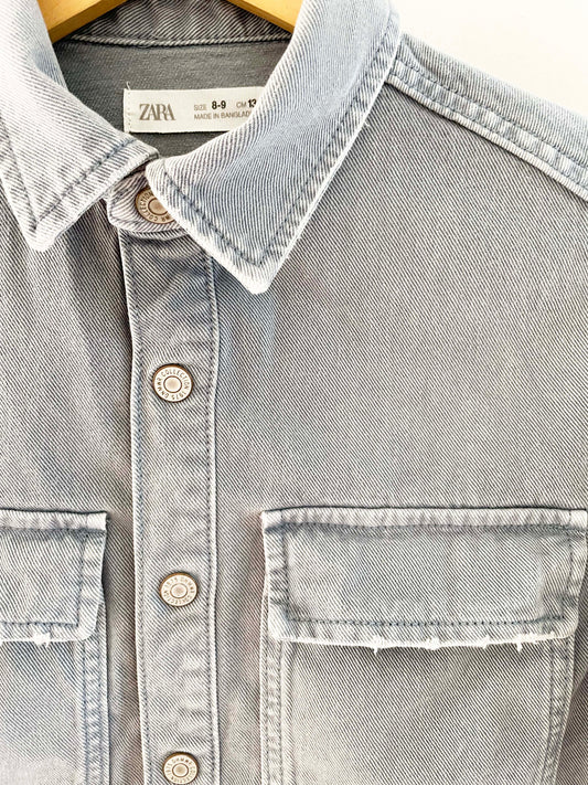 Zara Denim Shirt / 8-9Y