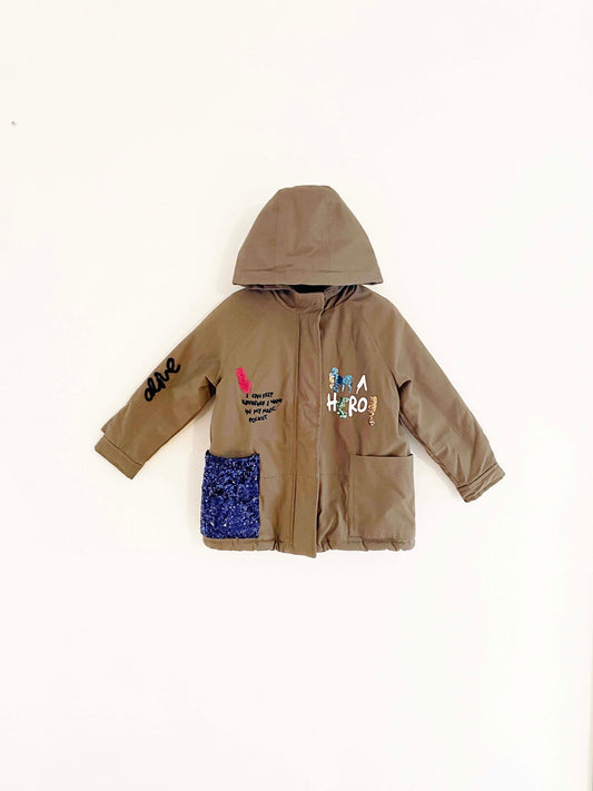 Assorted Brands Embellished Coat / 5Y