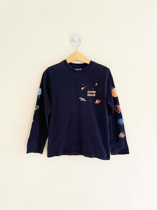 Mayoral Outer Space Graphic T-Shirt / 8Y