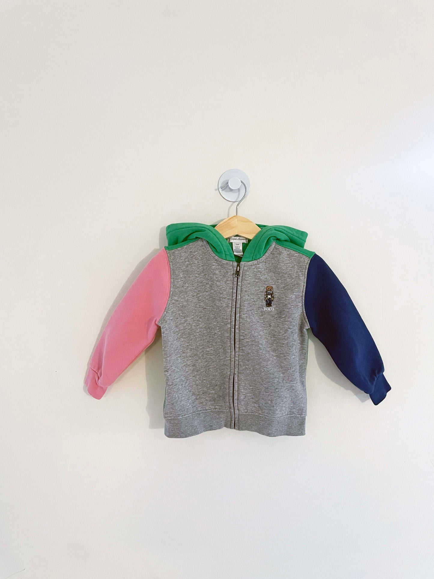 Ralph Lauren Bear Zip Hoodie / 18-24M