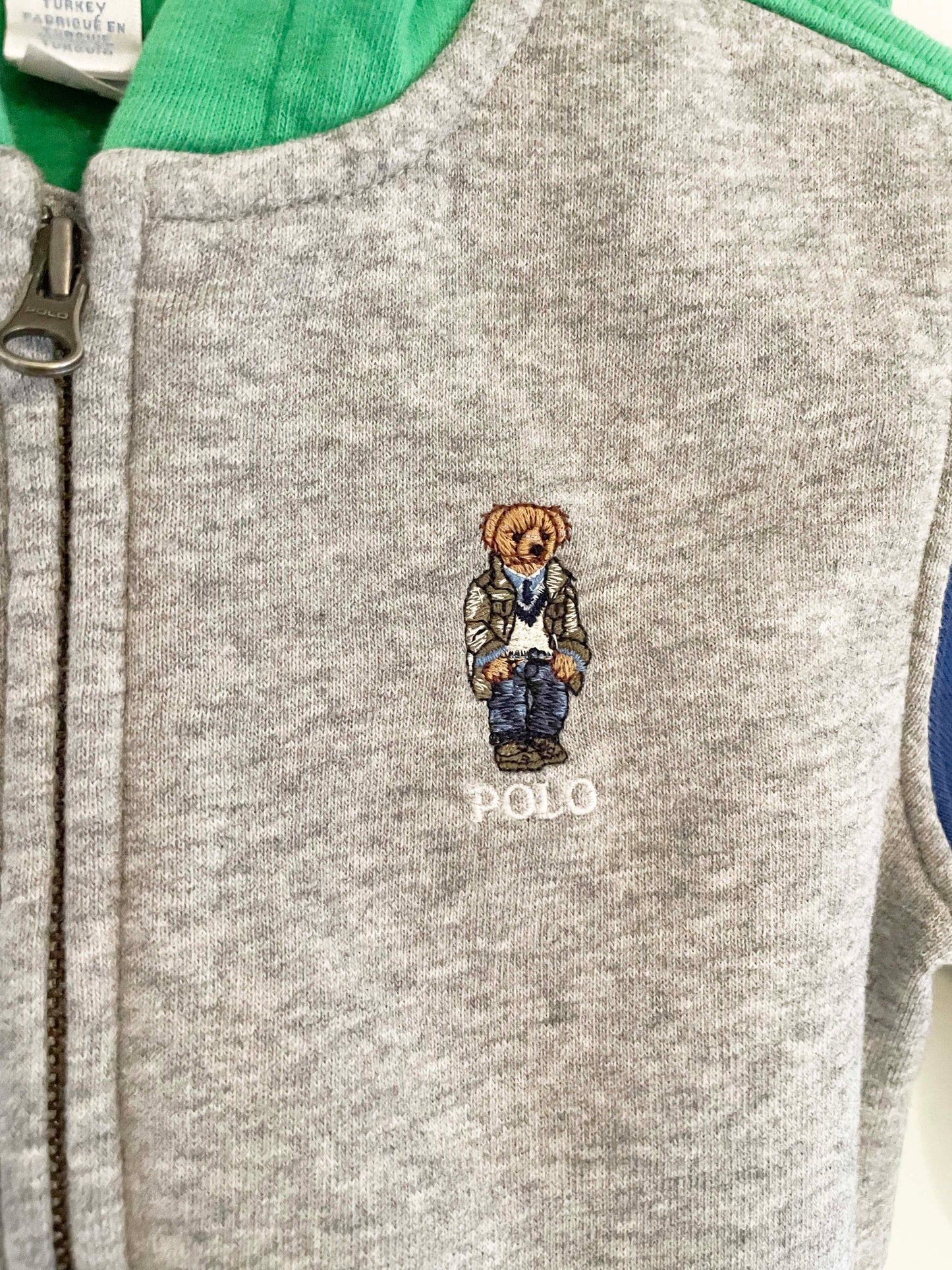 Ralph Lauren Bear Zip Hoodie / 18-24M
