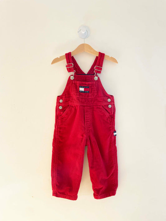 Vintage Tommy Hilfiger Corduroy Overall / 12-18M