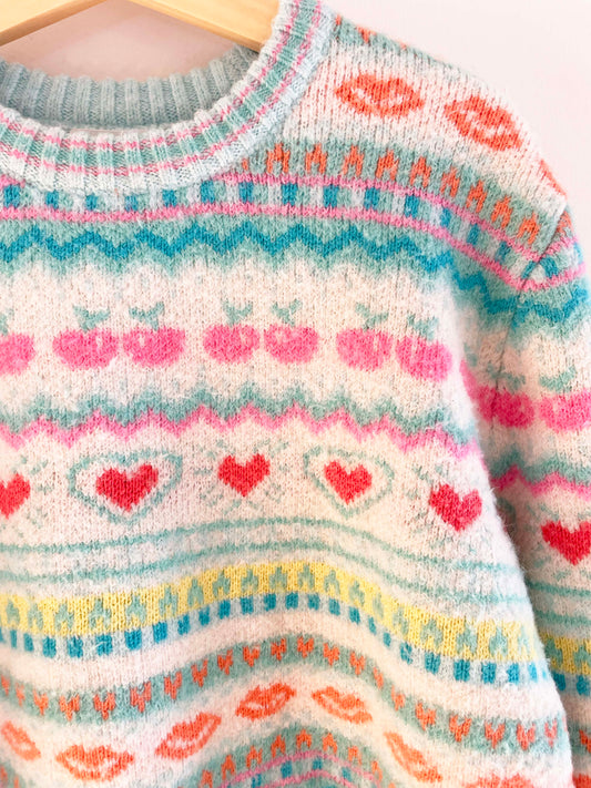Rockets of Awesome Fair Isle Sweater / 7Y