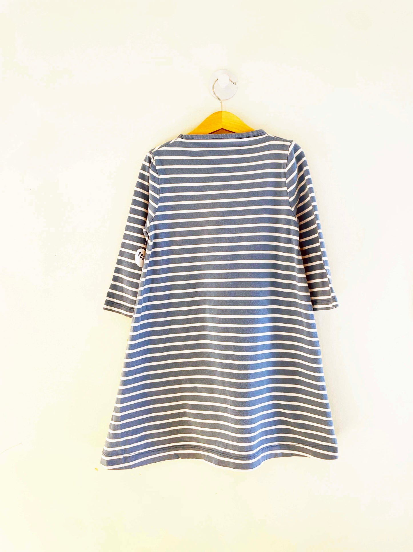 Mini Boden Meadow Appliqué Dress / 7-8Y