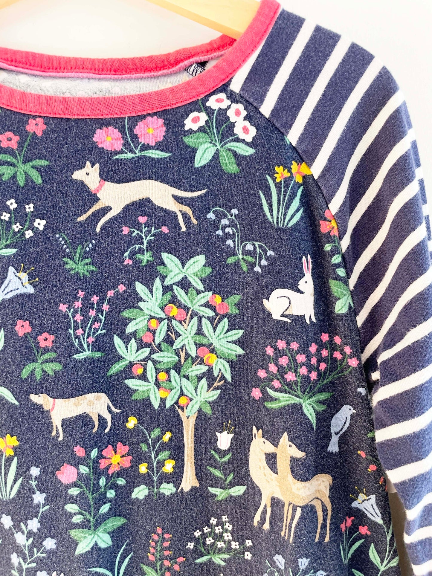 Mini Boden Nature Print Dress / 7-8Y