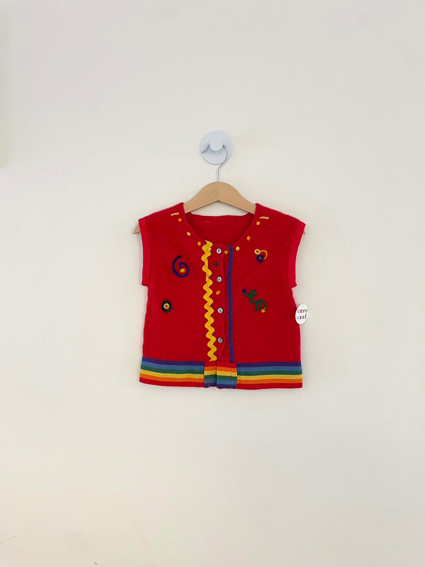 Vintage Cashmere Handmade Top / 2-3Y