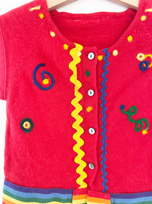 Vintage Cashmere Handmade Top / 2-3Y