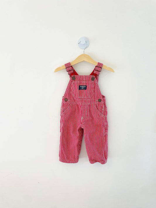 Oshkosh B'Gosh Striped Overall / 9M