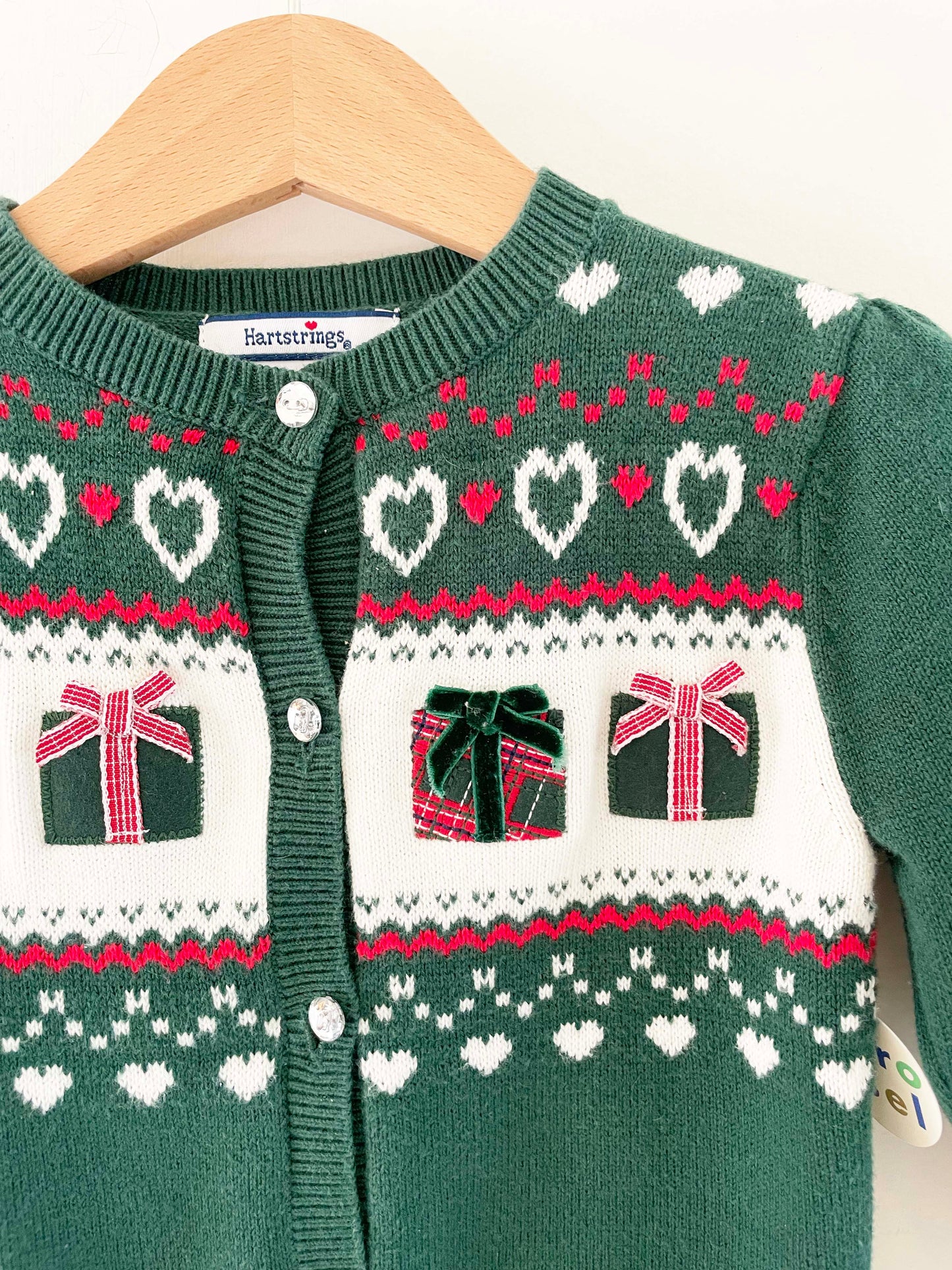 Heartstrings Holiday Cardigan / 2Y