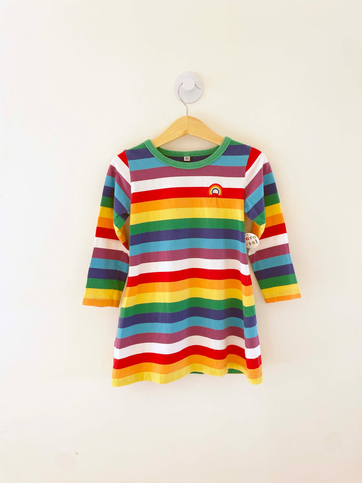 Assorted Brands Rainbow Striped Dress / 2-3Y