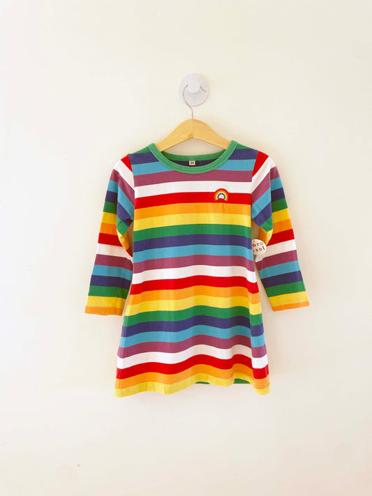 Assorted Brands Rainbow Striped Dress / 2-3Y