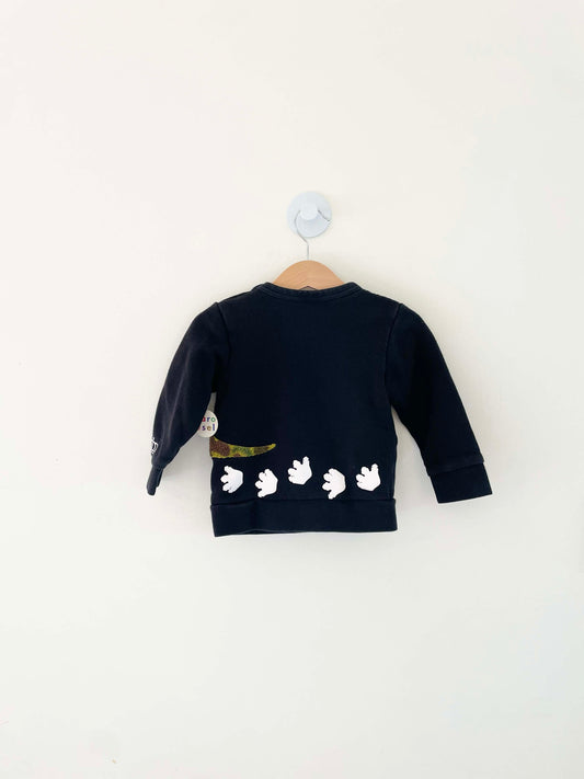 Baby Doll Triceratops Sweatshirt / 18-24M