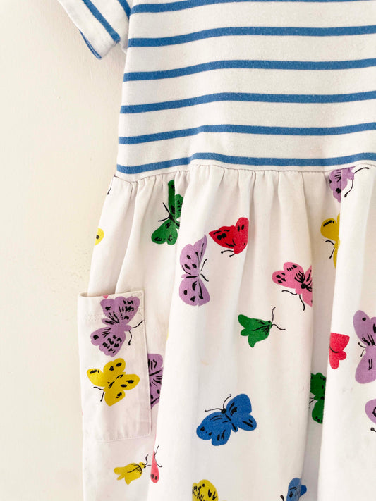 Hanna Andersson Butterfly Dress / 4Y